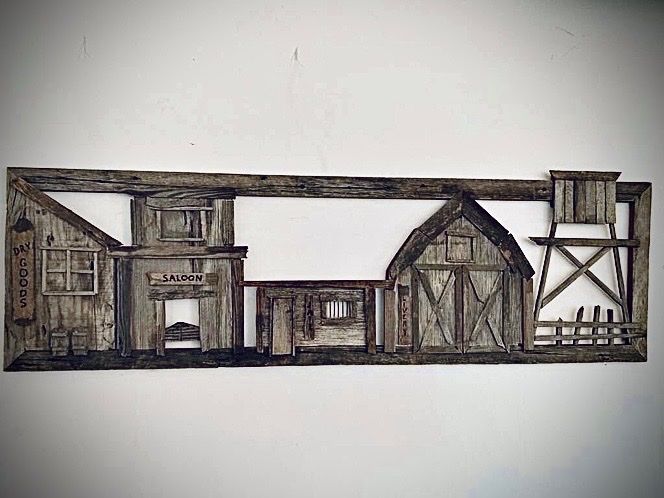 Wooden Art Wall Hanger Great Gift