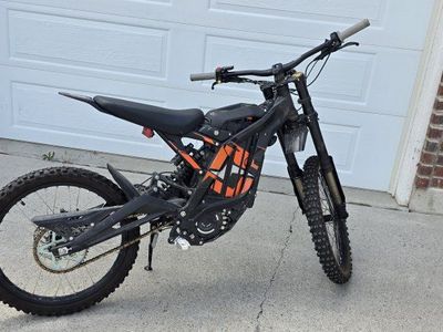 Sur Ron Light Bee X Electric Dirt Bike - Excellent Condition, Orange Accents