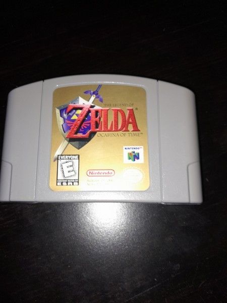 The Legend of Zelda: Ocarina of Time (N64) Game Cartridge