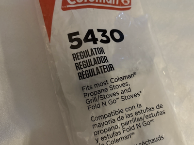Coleman 5430 Regulator Propane Stove