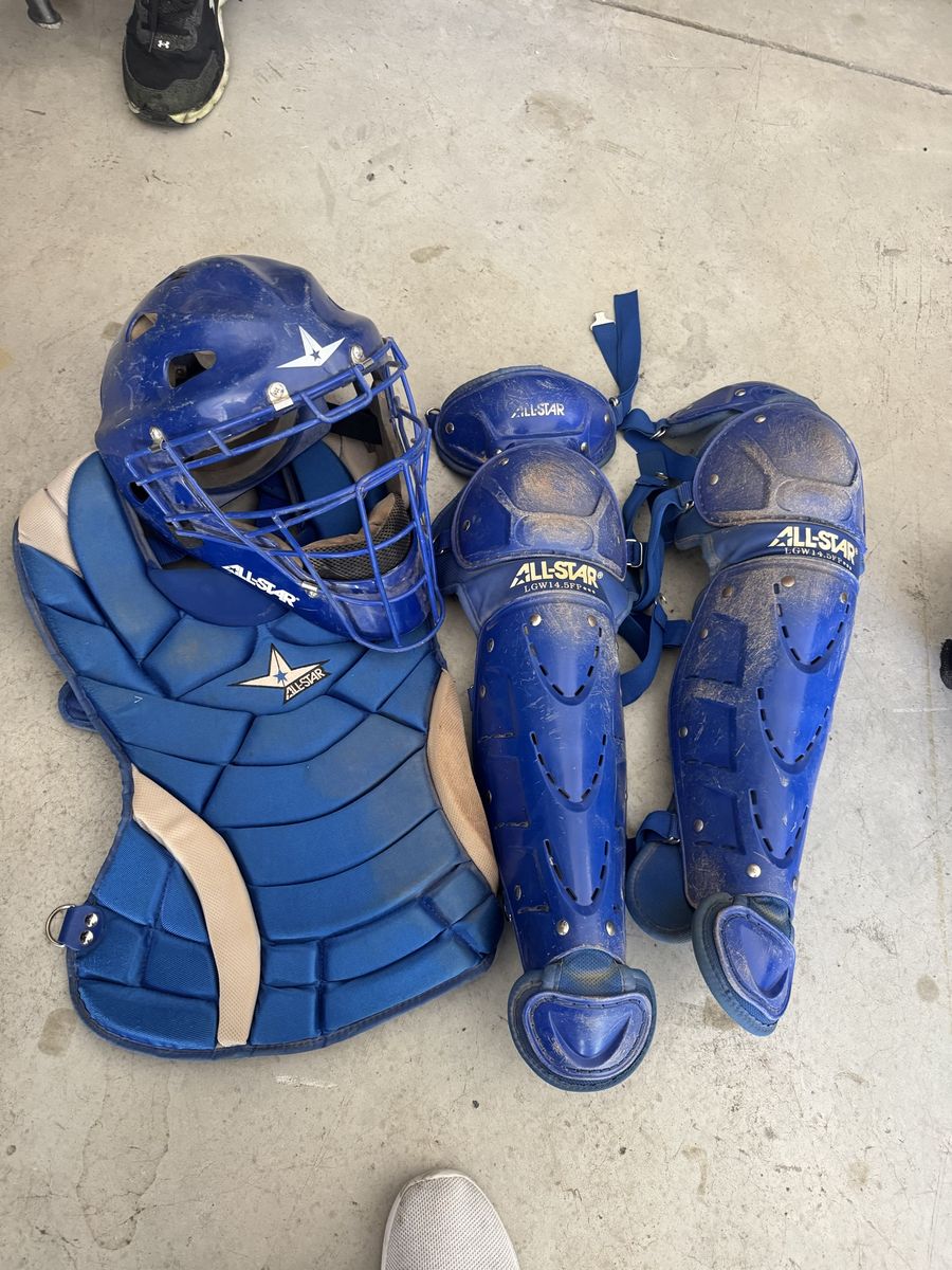 Catchers gear and catchers bag