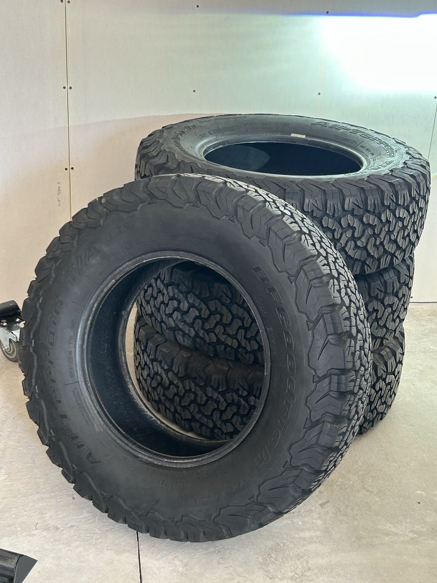 BFGoodrich All-Terrain T/A KO2 Tires LT255/75R17 - Set of 4, Load Range C