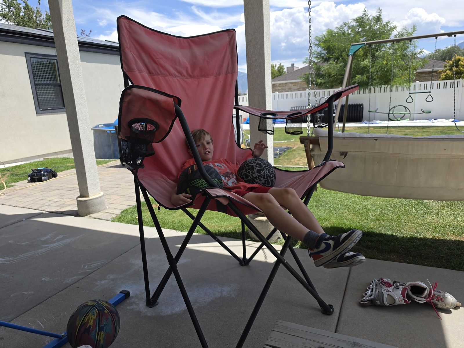 Large camping chair