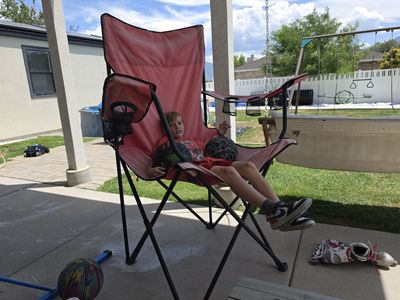 Large camping chair