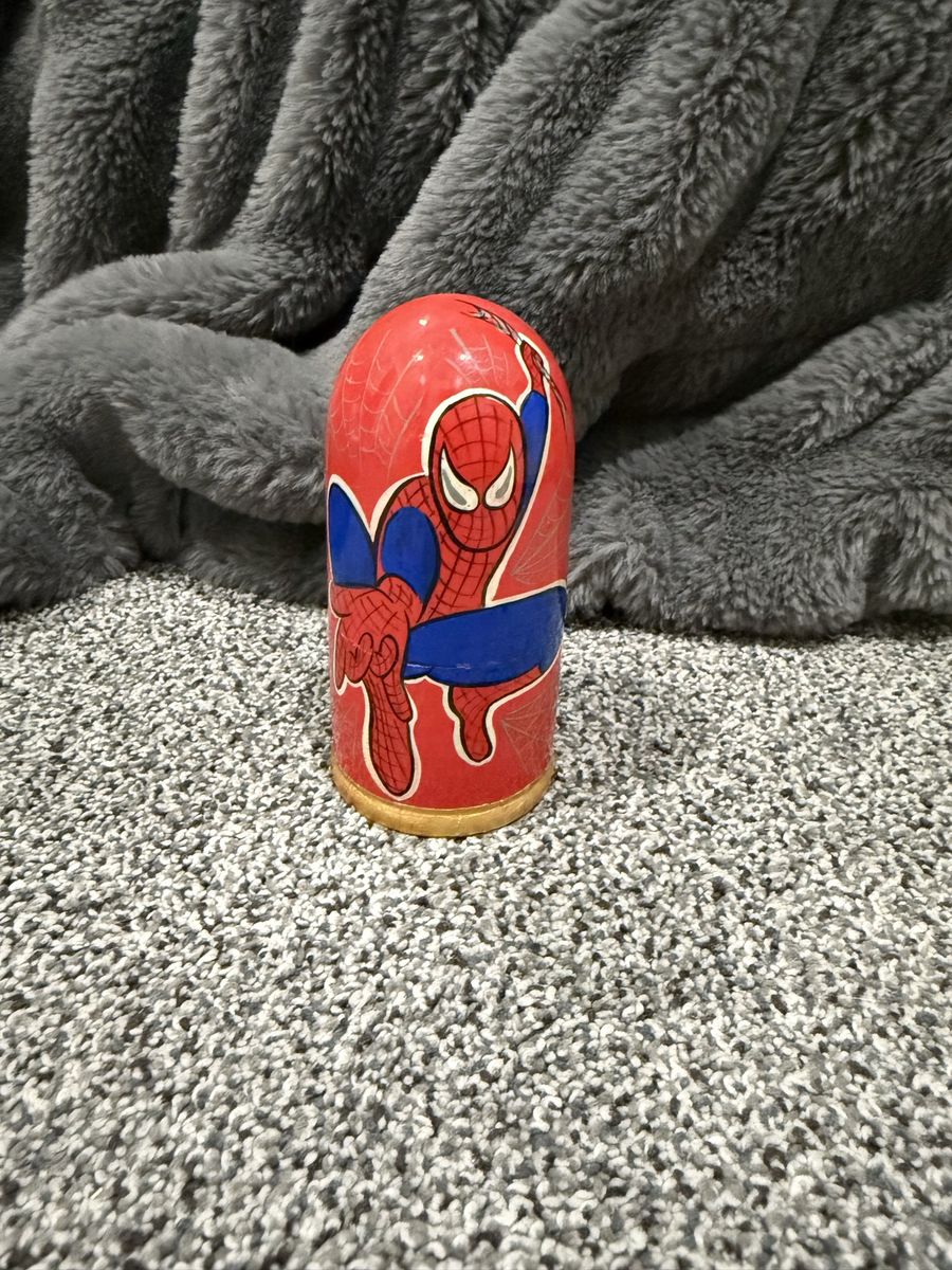 Spider-Man Nesting Dolls Russian Matryoshka Set Marvel Comics Collectible Toy