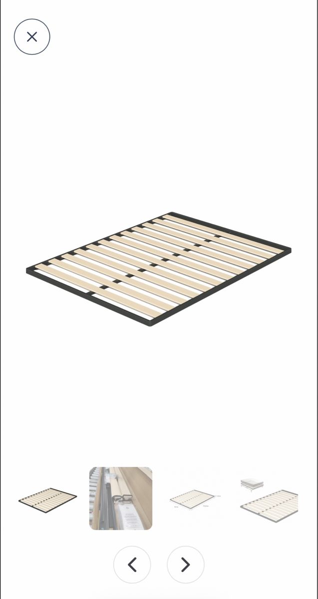 Zinus full size wood slat bunkie board