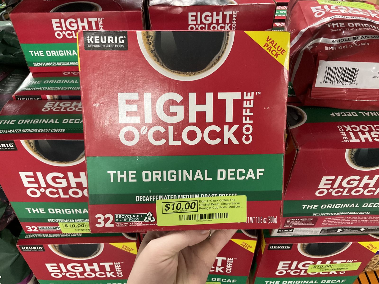 Eight O’Clock Coffee Original Decaf Single-Serve K-Cup Pods