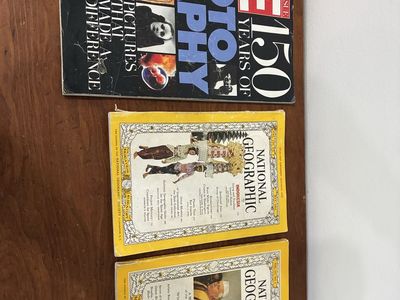 Vintage LIFE Magazine 150 Years of Photography & National Geographic Lot