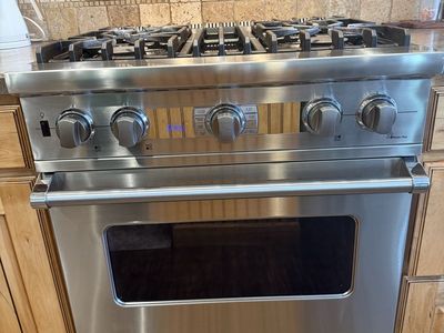 Viking Professional 30" Stainless Steel Gas Dual Fuel Range Oven Cooktop