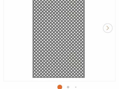 Brand new! Gray Vinyl Privacy panel 2 pcs
