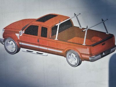 Pickup Truck Bed Rack - Height Adjustable Frame for Hauling Cargo