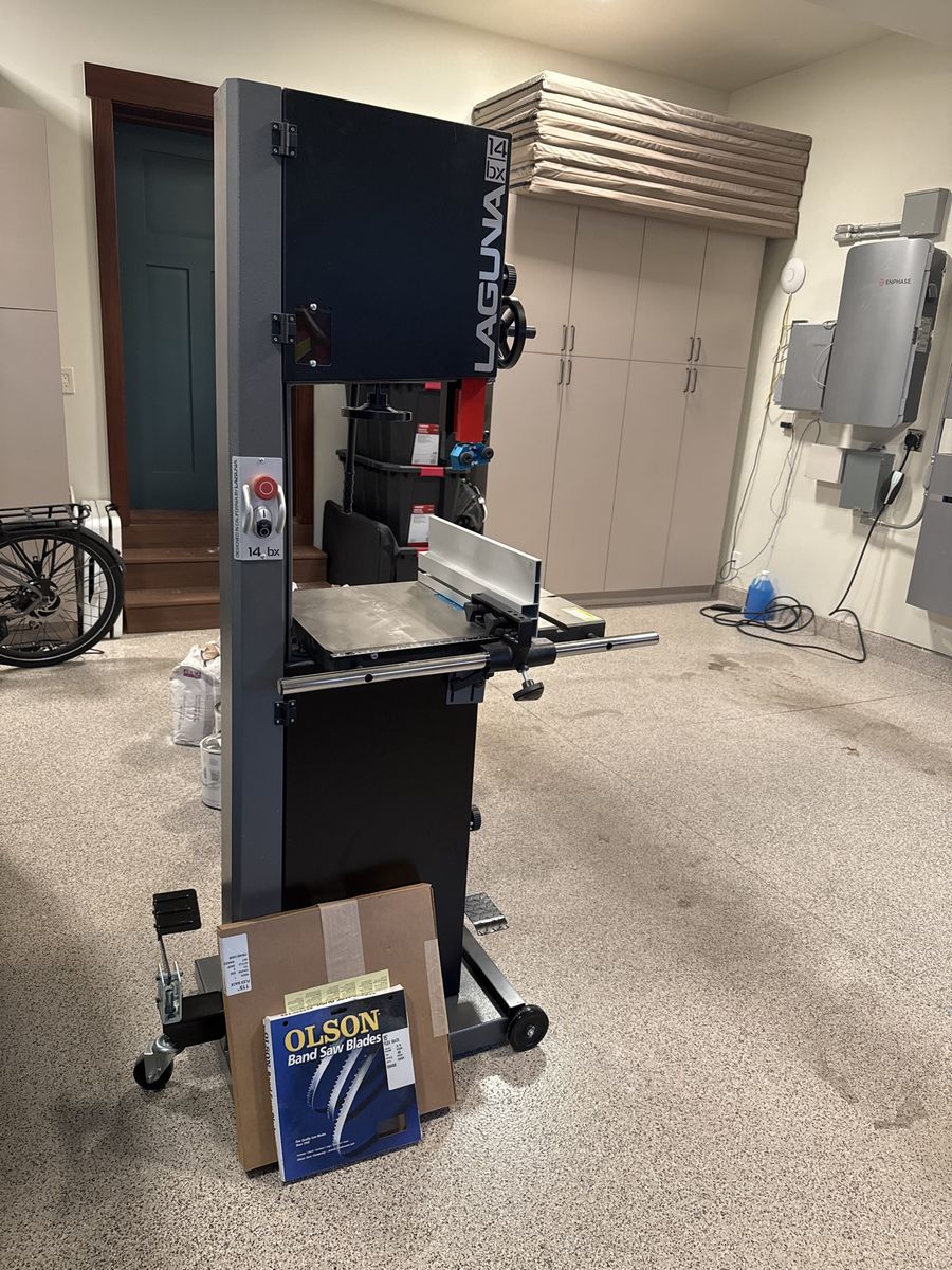 Laguna LT14BX Bandsaw 2.5HP 230V 14" Resaw Capacity Woodworking Tool with Blades