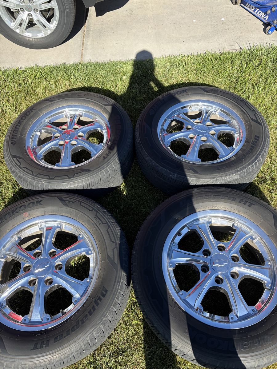 265/60r18 Chevy wheels