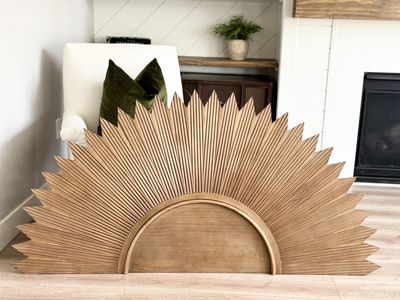 High End | Half Sun Wall Hanging | Queen Bed Boho