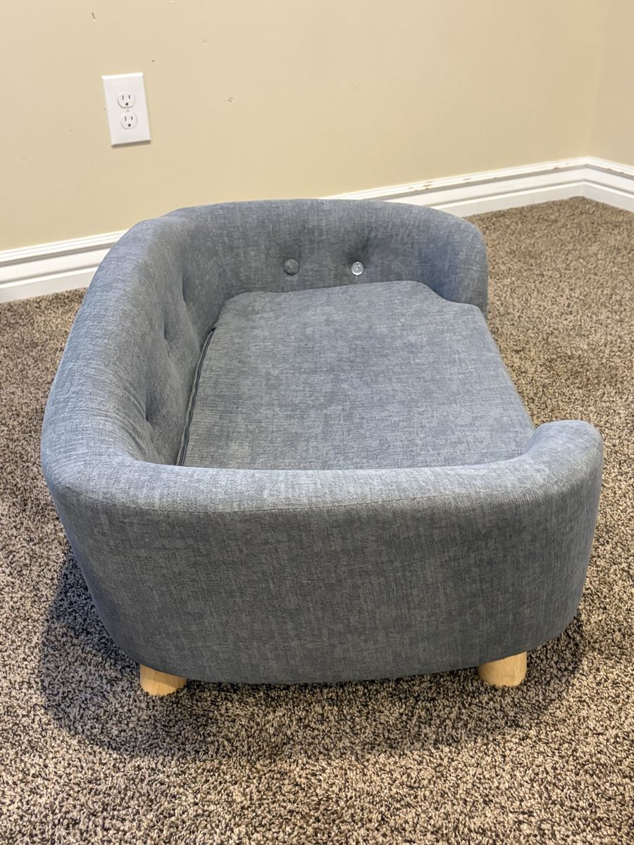 Gray Fabric Pet Sofa Bed
