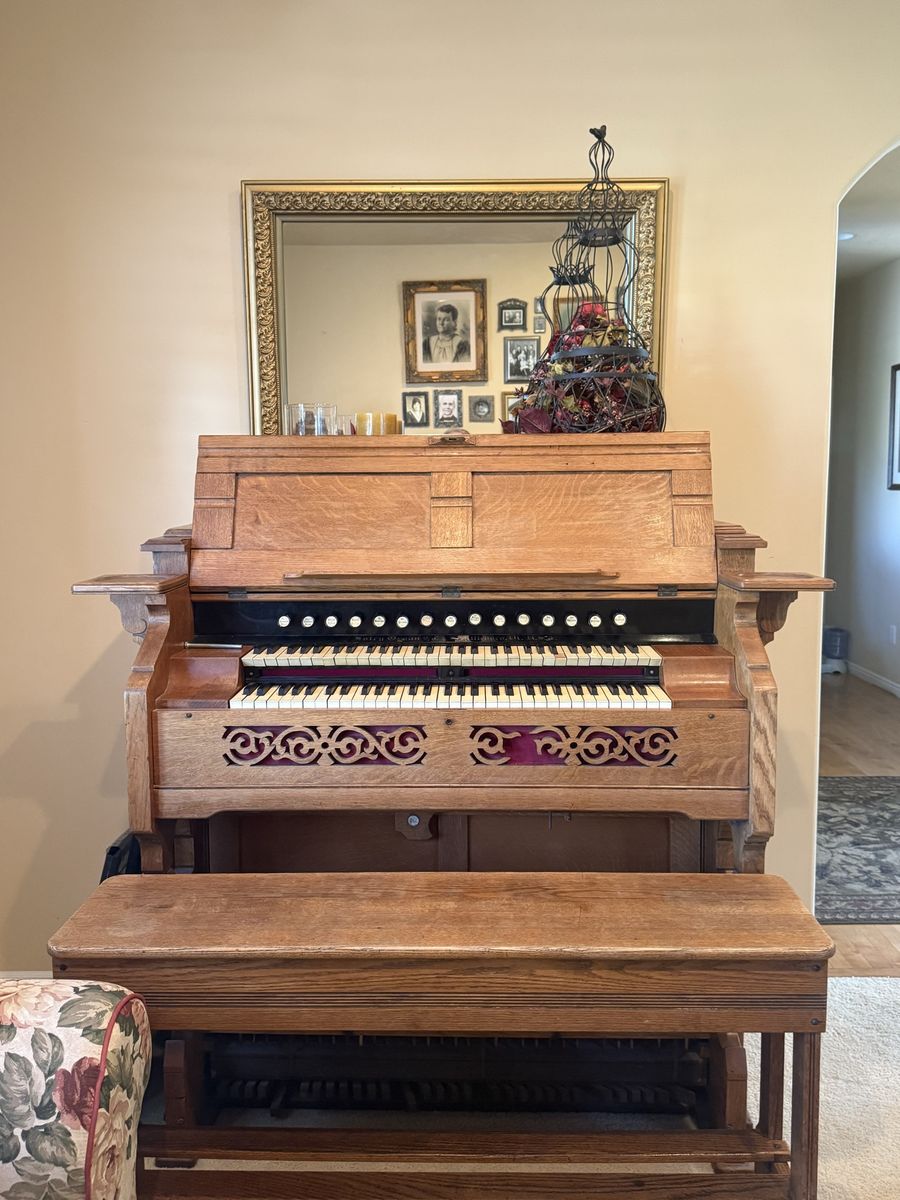 Antique Pump Organ - Converted to Electric