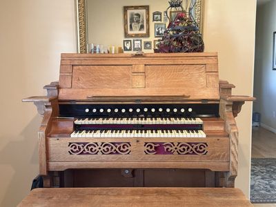 Antique Pump Organ - Converted to Electric