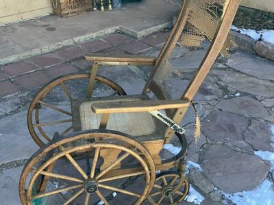 Vintage Wheelchair WWII Vintage