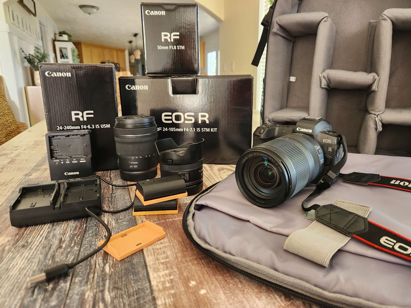 New conditon- Canon EOS R Mirrorless Camera and more! Complete Canon Full-Frame, lenses and accessories