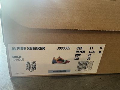 Merrill Size 11 Alpine Sneaker