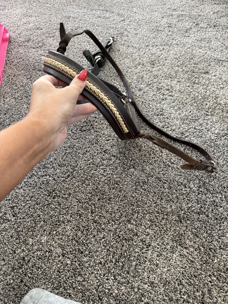 Leather tie down