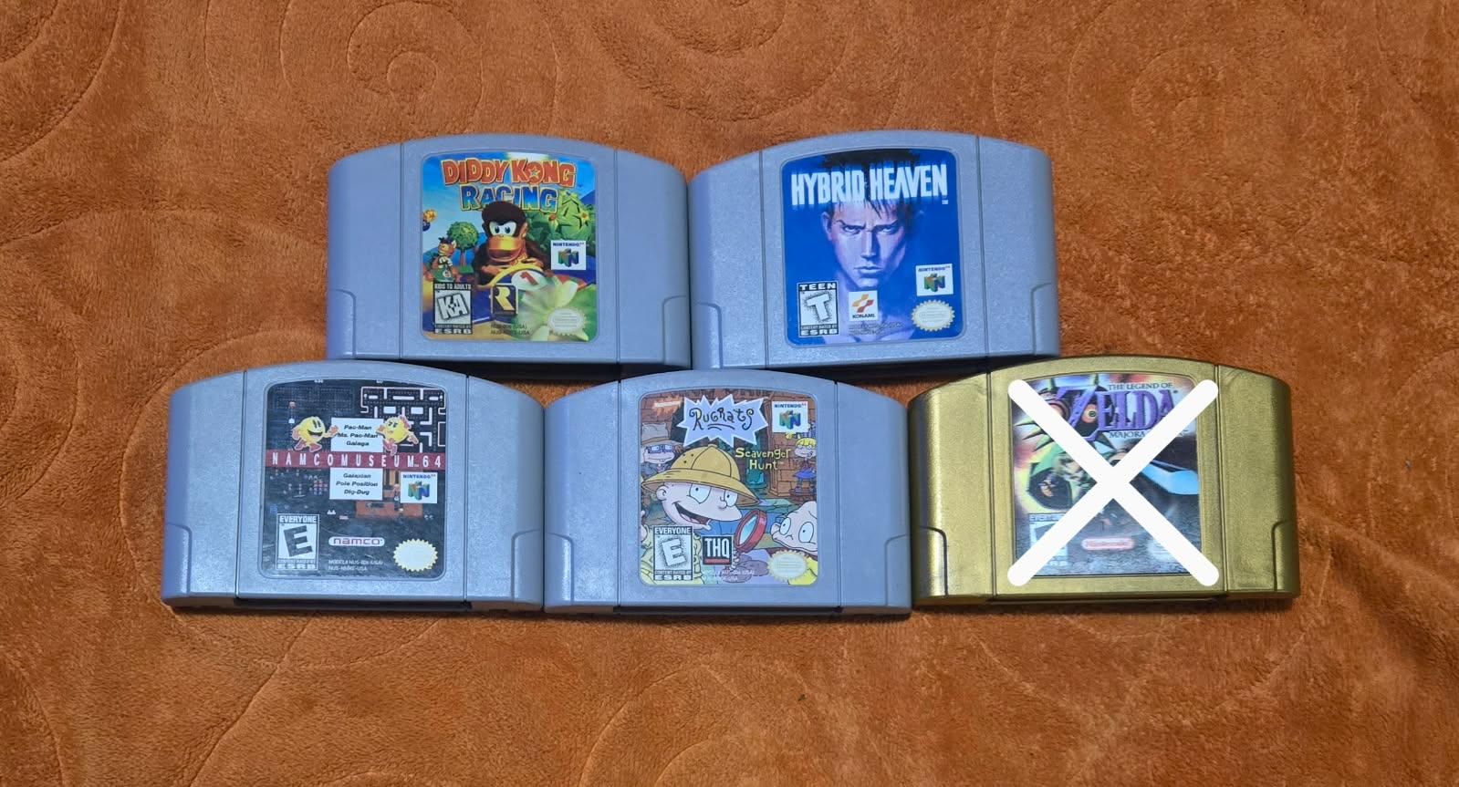 Nintendo n64 game bundle including Diddy Kong Racing ! trades considered!