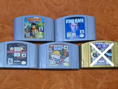 Nintendo n64 game bundle including Diddy Kong Racing ! trades considered!