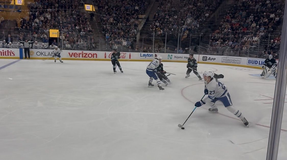 Utah Mammoth v Blackhawks Row 2 Glass Entrata Club