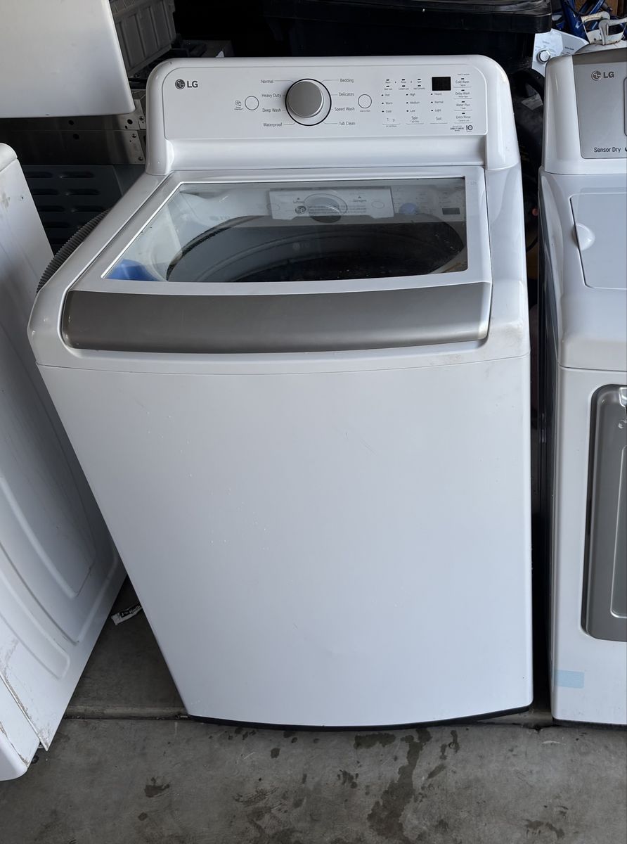 LG White Top Load Washer, Large Capacity Free Delivery