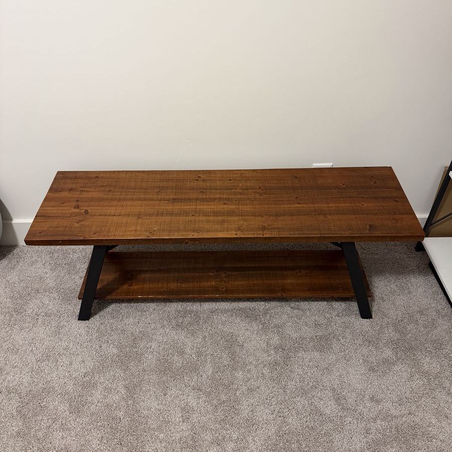 Mud Room Wood Bench