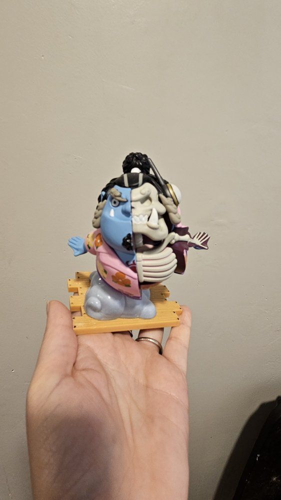 One Piece Jinbe Half Skeleton Dissected Collectible Mini Figure