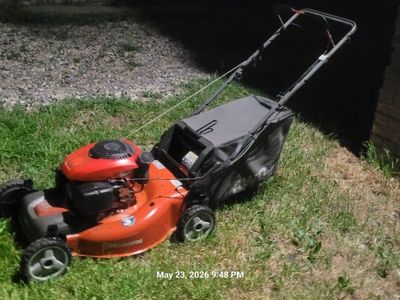 Husqvarna lawn mower self propelled.