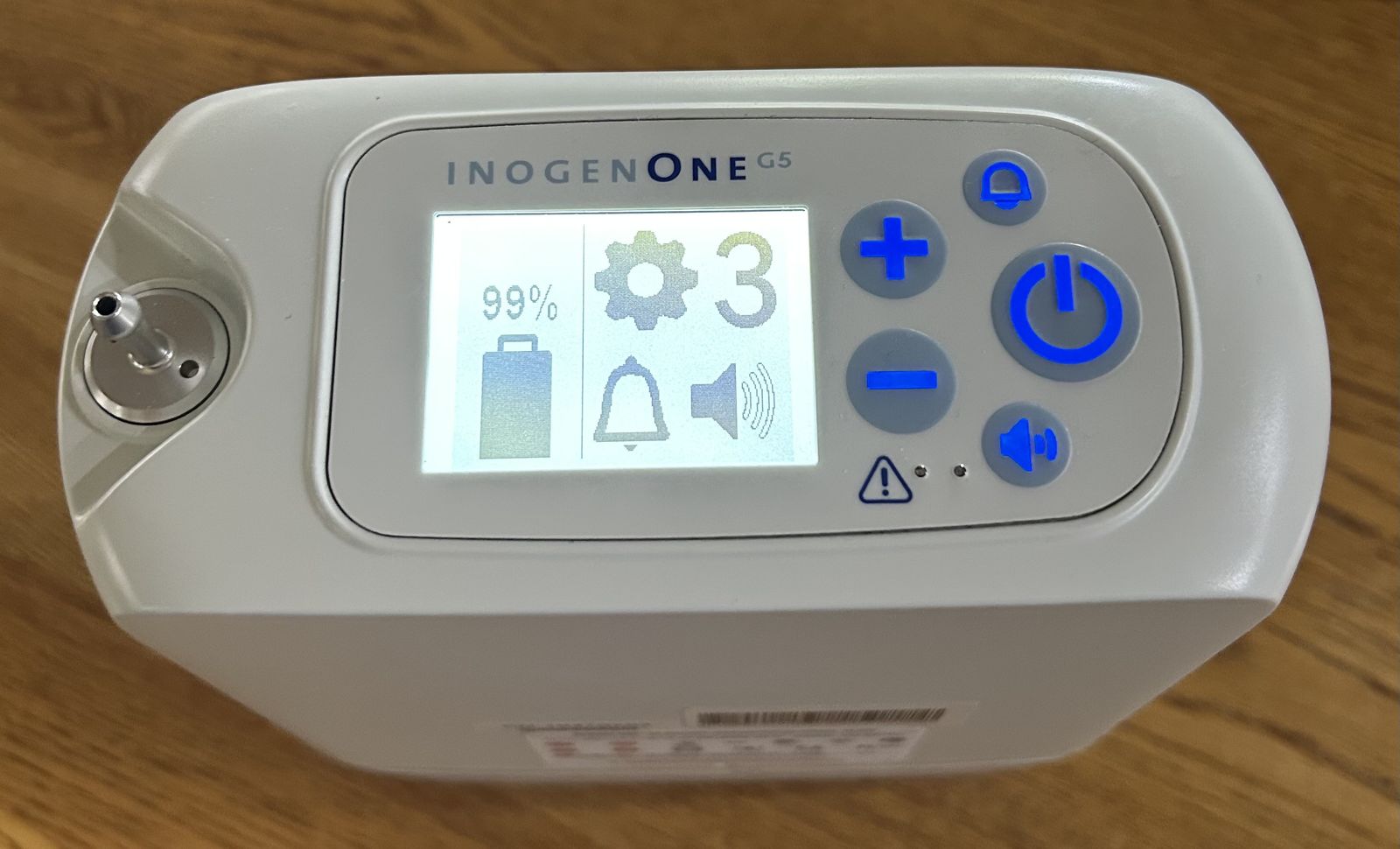 Nearly New InogenOne G5 Portable Concentrator with less than 30 minutes of use