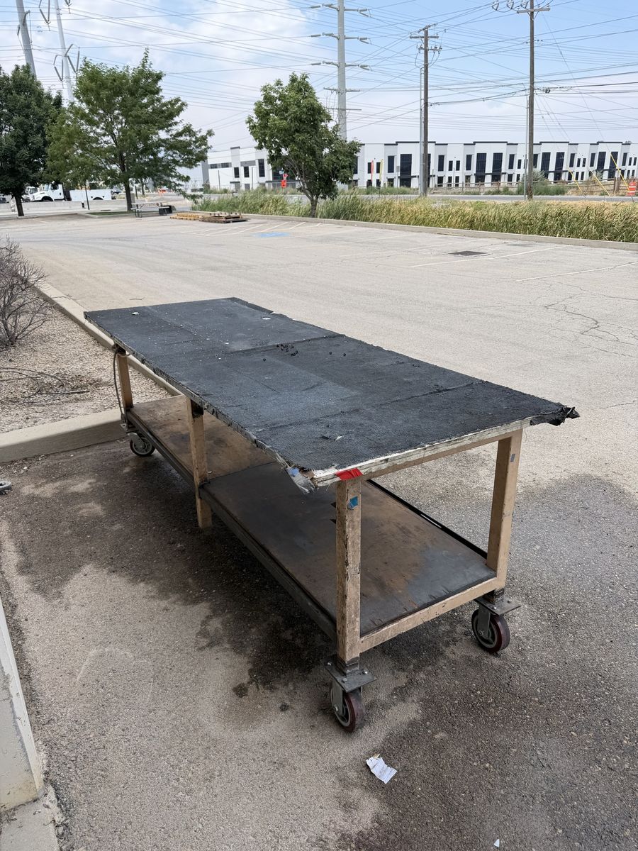 Large Rolling Workbench/Work Table