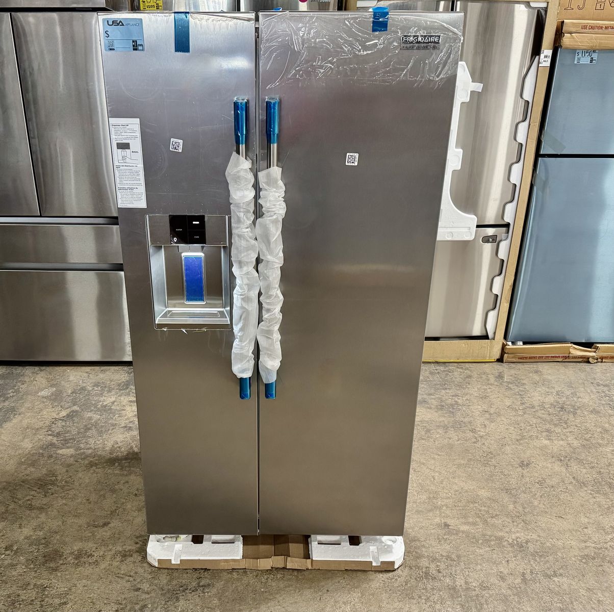FRIGIDAIRE PRO COUNTER DEPTH SIDE BY SIDE REFRIGERATOR