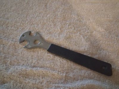 Bicycle pedal wrench.