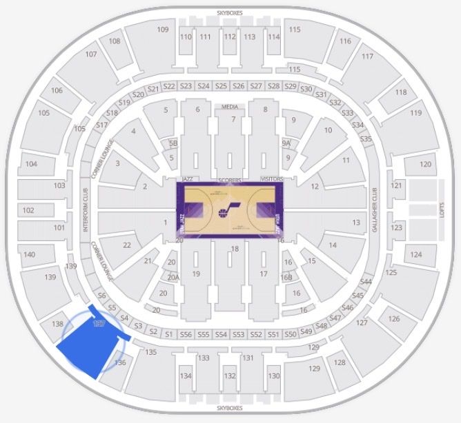 4 - Upper Bowl 4/1 Jazz vs Mavericks! $10/ea