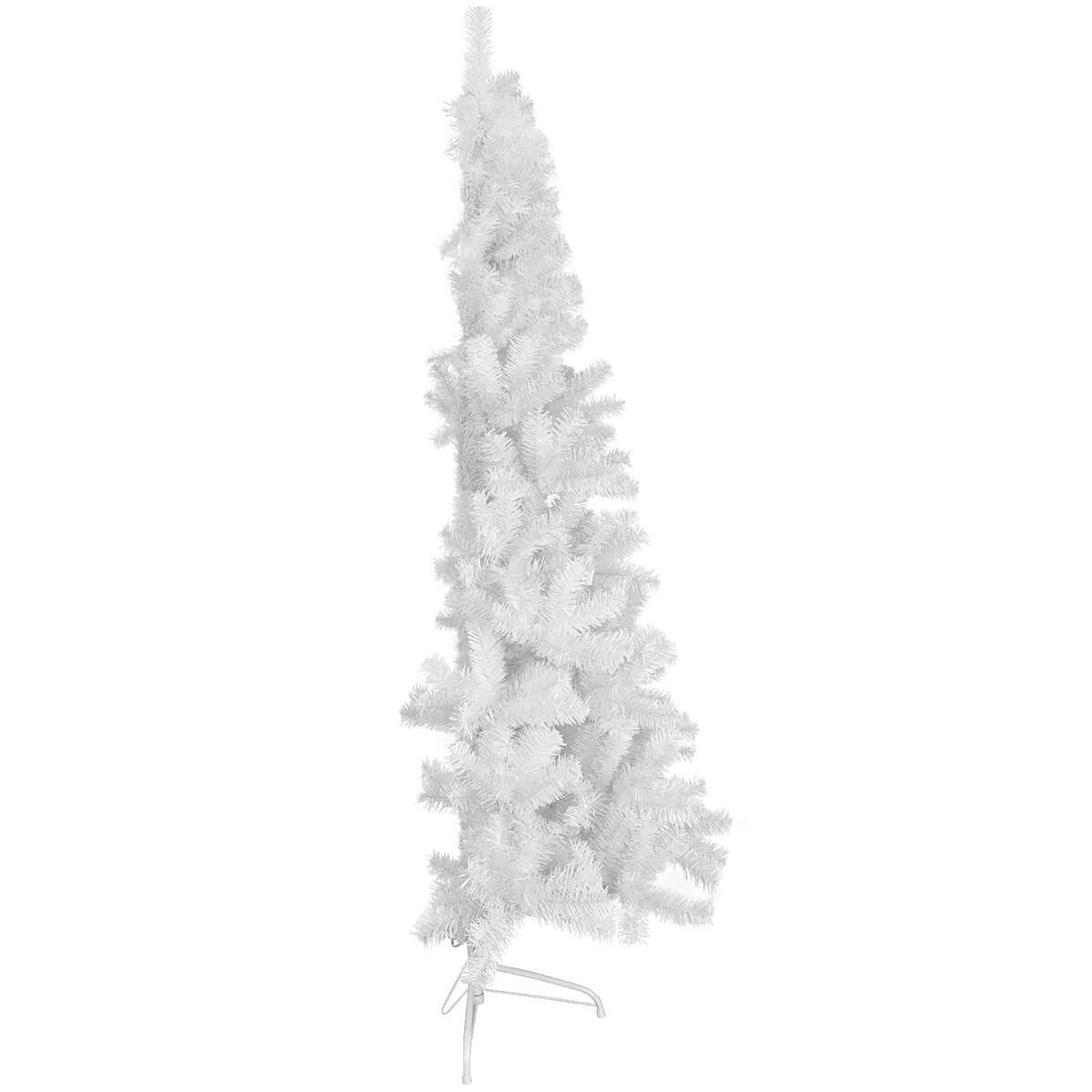 XMas tree 6ft Pine Artificial Christmas White Half