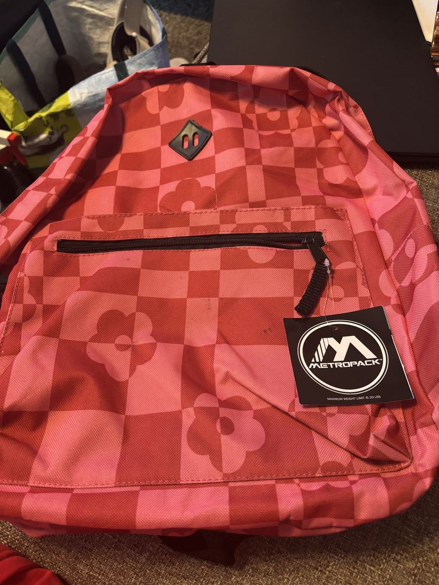 Brand new kids red backpack with  tags,