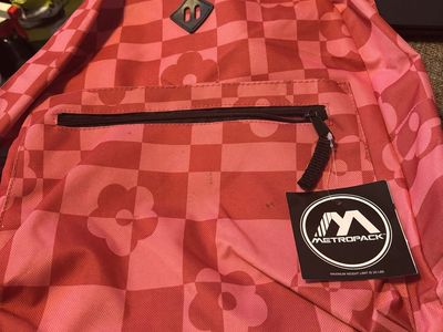 Brand new kids red backpack with tags,