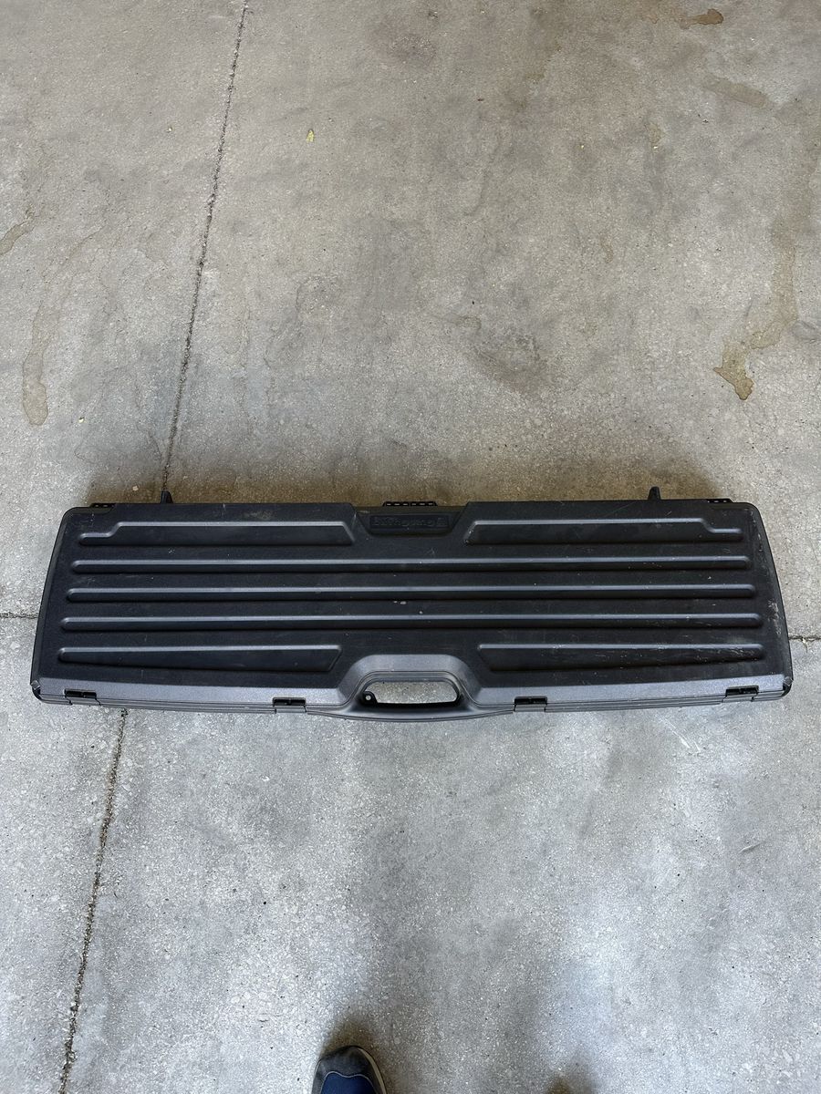 Black hard gun case