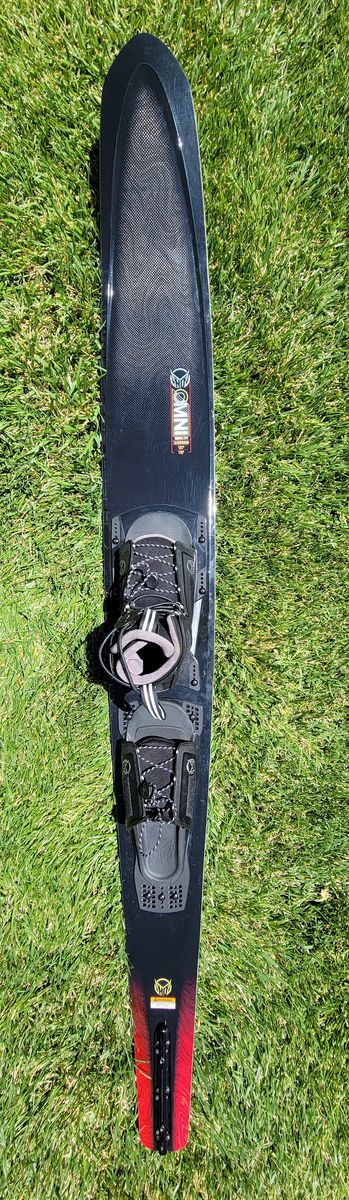 HO SPORTS Carbon Omni 2023 Wide Edition Water ski w\ Boots SZ 7-11