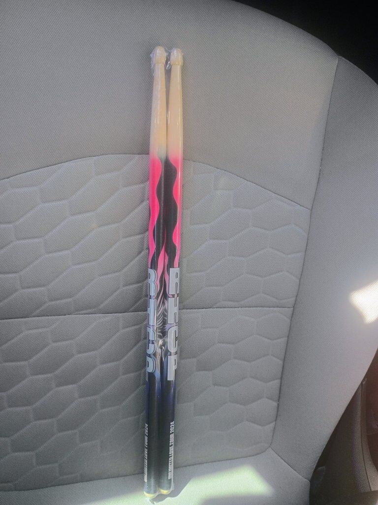 New Red hot chili peppers 2024 tour drum sticks