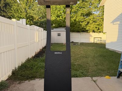 Bromic Electric Outdoor Patio Heater - Black, Freestanding, Weatherproof
