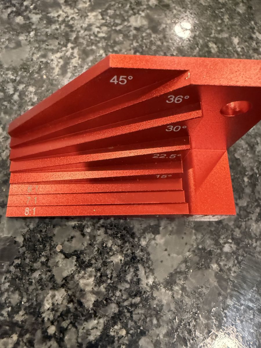New aluminum woodworking tools gauge angle block