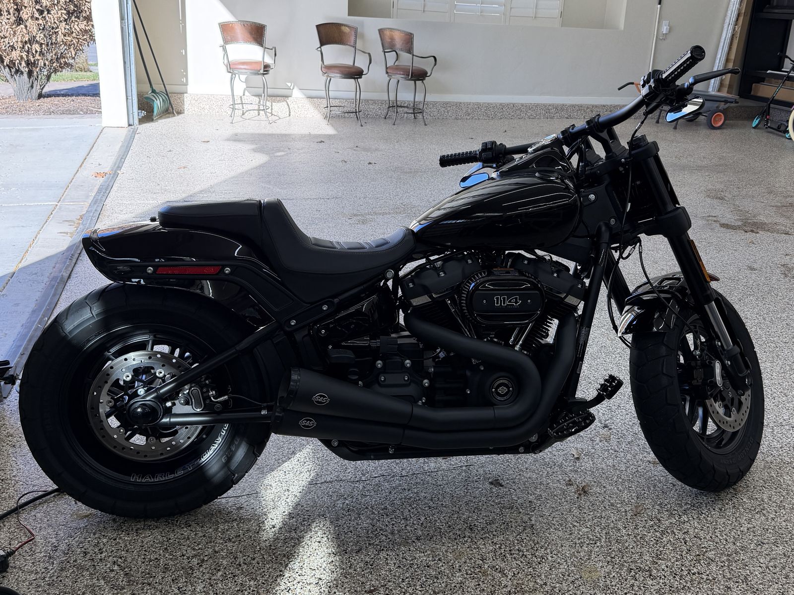 2019 Harley-Davidson Fat Bob 114 – 1,900 Miles – Stage 1 + S&S Exhaust