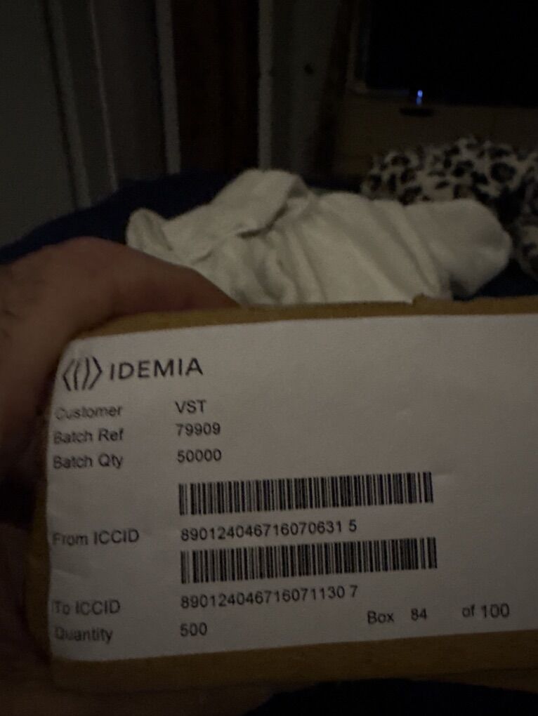 500 Unactivated SIM Cards