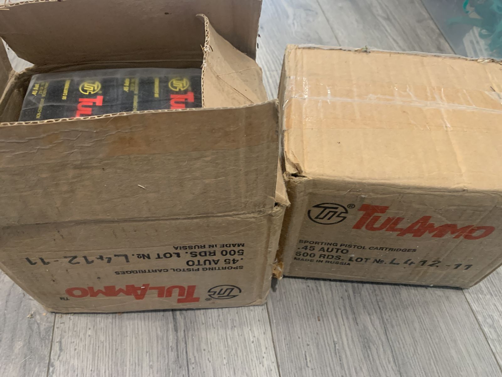 1000 Rounds .45 ACP – New in Case – TulAmmo