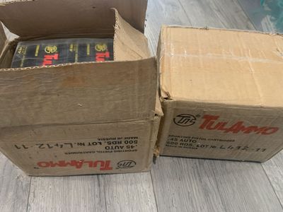 1000 Rounds .45 ACP – New in Case – TulAmmo