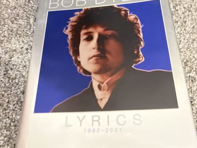 Bob Dylan Lyrics 1962-2001 Hardcover Book - Collected Works of the Legendary Songwriter
